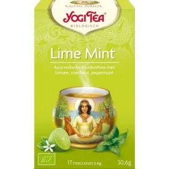 Yogi tea Lime Mint Biologisch 17 stuks