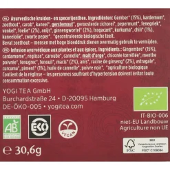 Yogi tea Mens Tea Biologisch 17 stuks