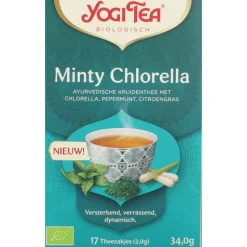 Yogi tea Minty Chlorella Biologisch 17 stuks