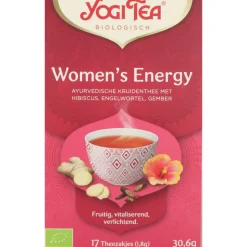 Yogi tea Womens Energie Biologisch 17 stuks