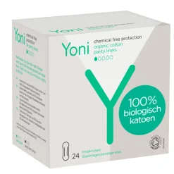 Yoni Biologisch Katoenen Inlegkruisjes Light 24 stuks