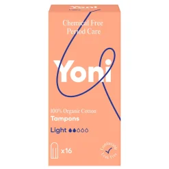 Yoni Biologisch Katoenen Tampons Light 16 stuks