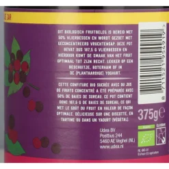 Your Organic Nature Vlierbessenjam Biologisch 375 gr