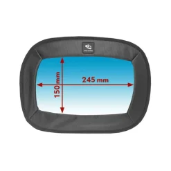 Yrda Extra Grote Autospiegel Zwart