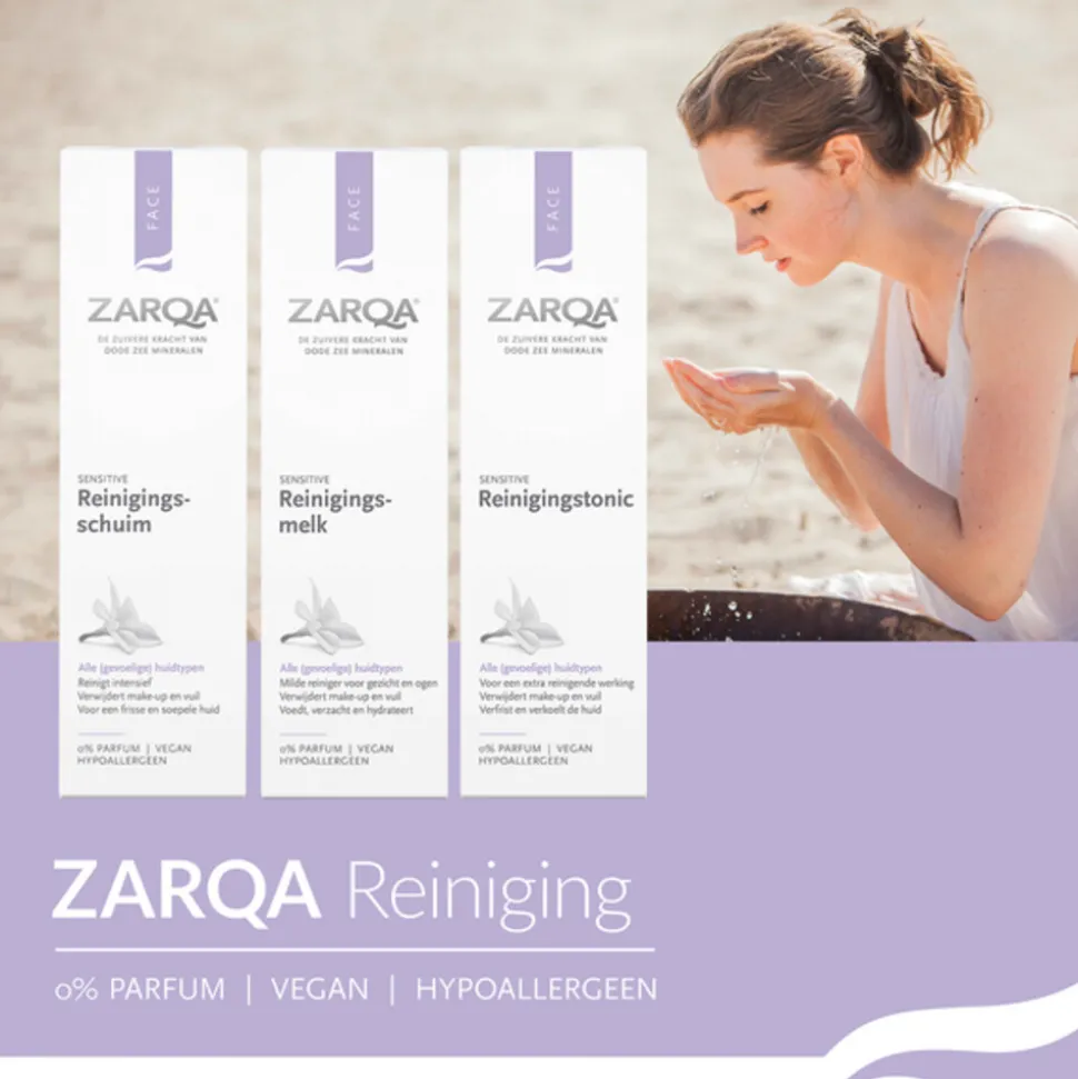 Zarqa Reinigingsschuim Sensitive 150 ml