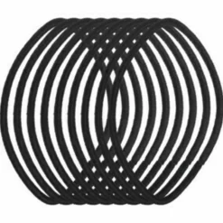 Zenner Elastieken Metal Free Zwart 9 stuks