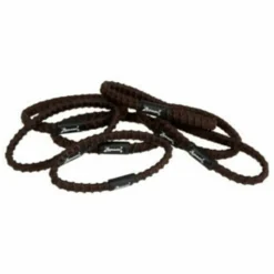 Zenner Elastieken Stay in Hair Bruin 7 stuks