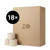 ZO Toiletpapier Ongebleekt XXL 2 Laags 18 stuks