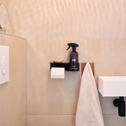 ZO Toiletrolhouder Rechts Zwart