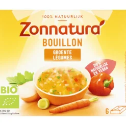 Zonnatura Groentebouillon Tabletten Biologisch 6 x 11 gr
