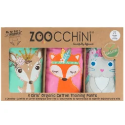 Zoocchini Oefenbroekjes 2-3 jaar Woodland Princesses 3 stuks